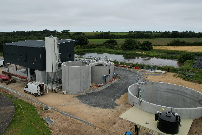 Usine d'eau potable, refonte de la filière boues avec presse à plateaux